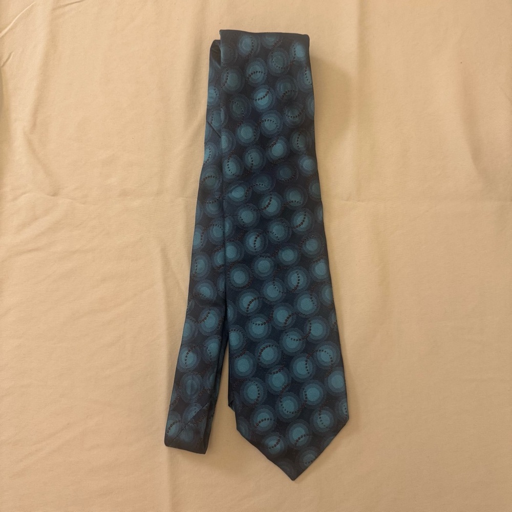 Altea Dark Blue Circular Pattern Tie